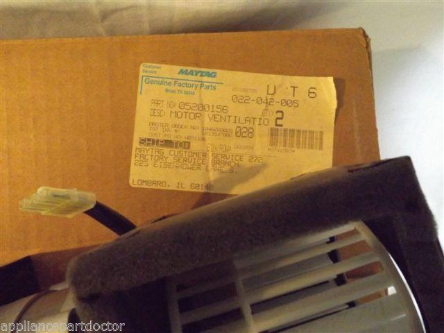 MAYTAG JENN AIR MICROWAVE 05200156 Motor, Ventilation NEW IN BOX MAYTAG JENN AIR MICROWAVE 05200156 Motor, Ventilation NEW IN BOX
